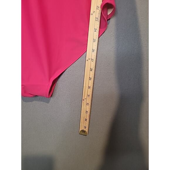 Summersalt Ruffle Oasis One-Piece Swimsuit Women’s 16 Summer Berry Spritz - Picture 8 of 8